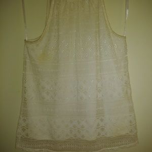 Lace halter/style top